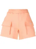 MSGM jersey-knit mini shorts - Orange
