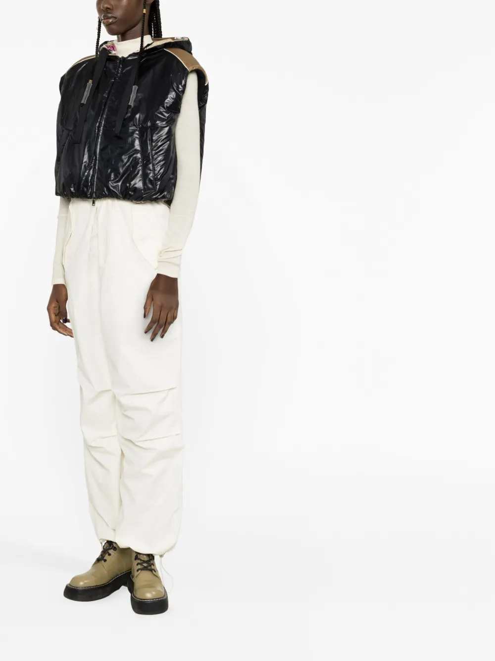 Herno Reversible Down Gilet In Neutrals