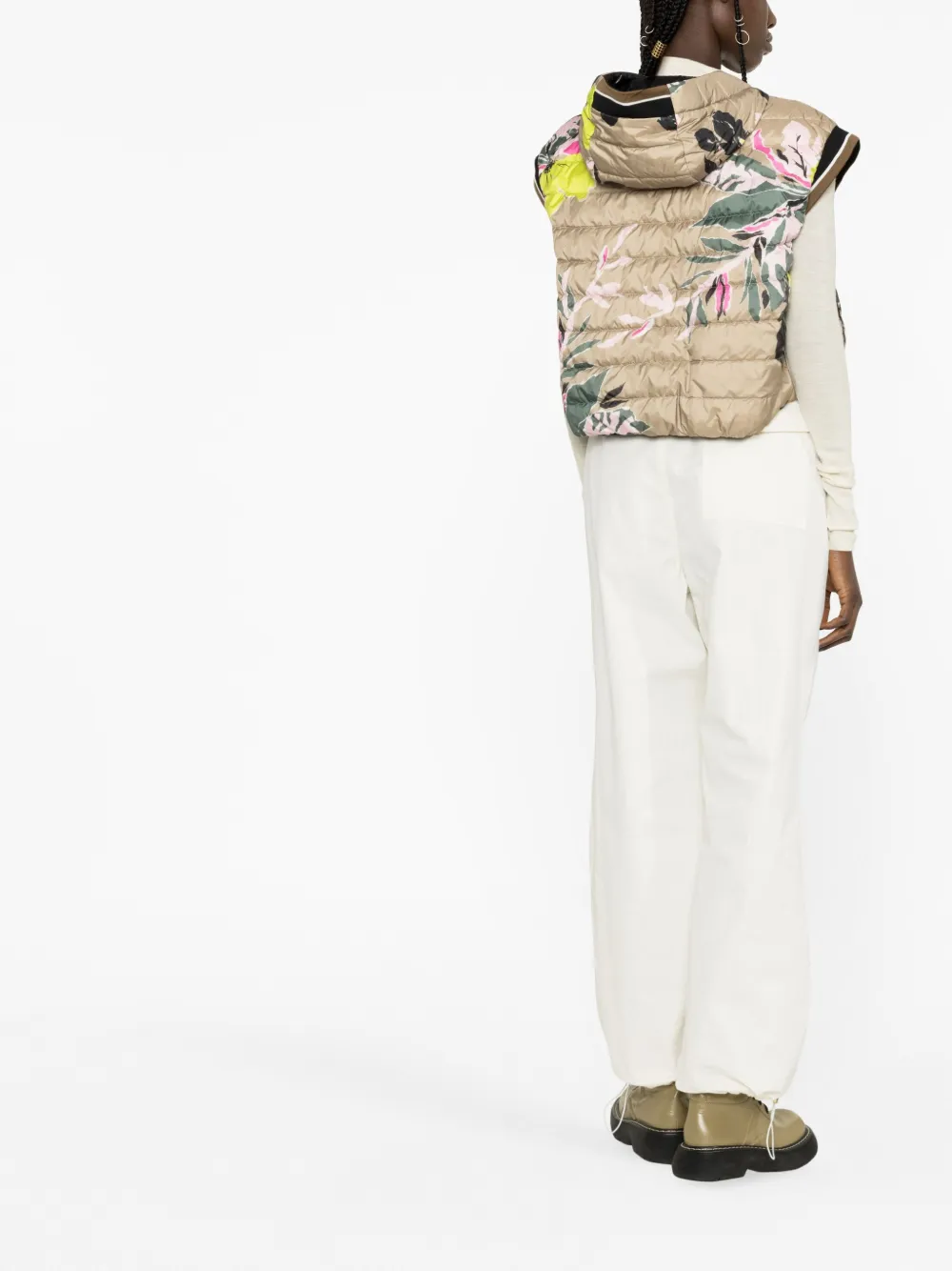 Herno Reversible Down Gilet In Neutrals