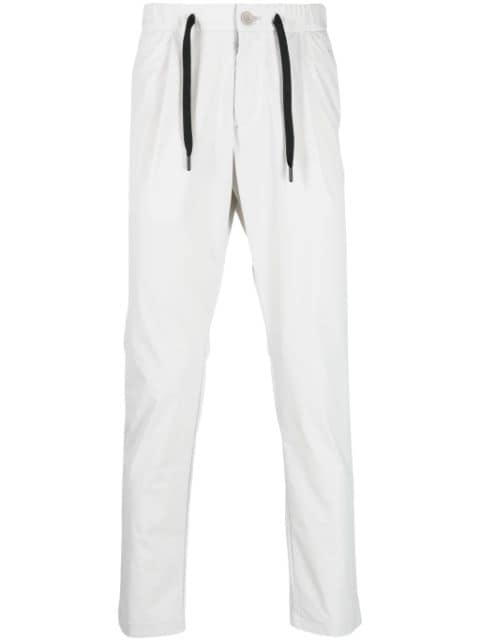 Herno drawstring-waist cropped trousers