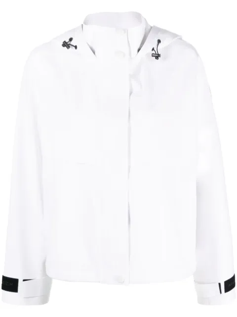 Woolrich logo-patch hooded jacket