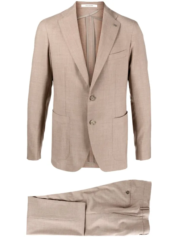 スーツ TAGLIATORE SUIT SINGLE BREASTED W/SLITS Tagliatore Single-breasted Suit In Black | ModeSens