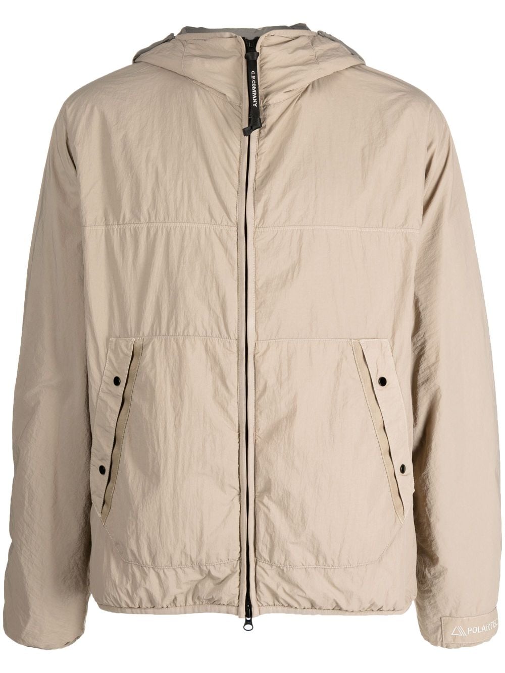 C.P. Company zip-up hooded jacket - Brown
