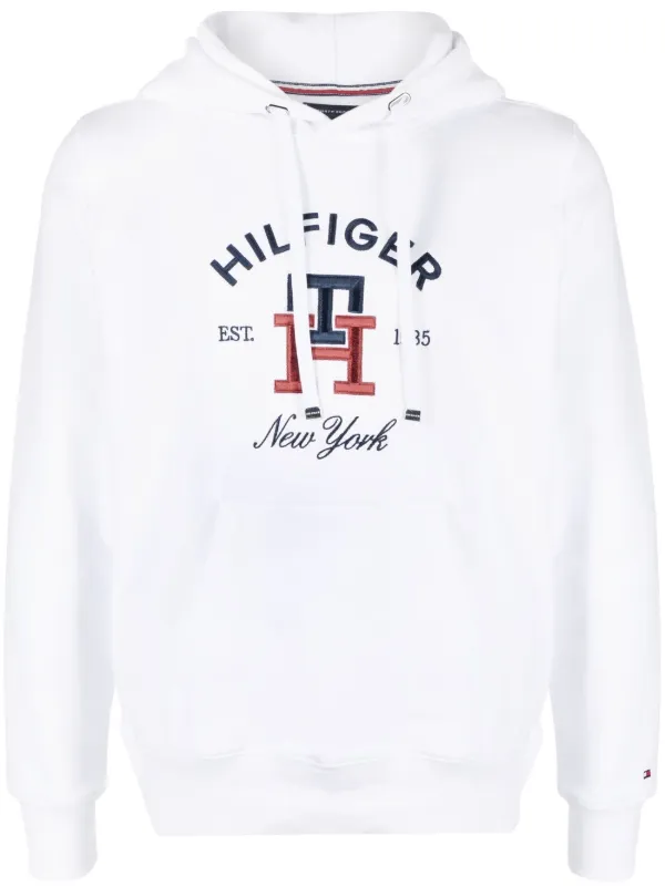 Tommy cheap white hoodie