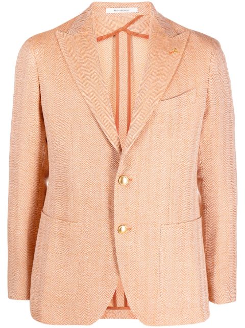 Tagliatore single-breasted button blazer Men