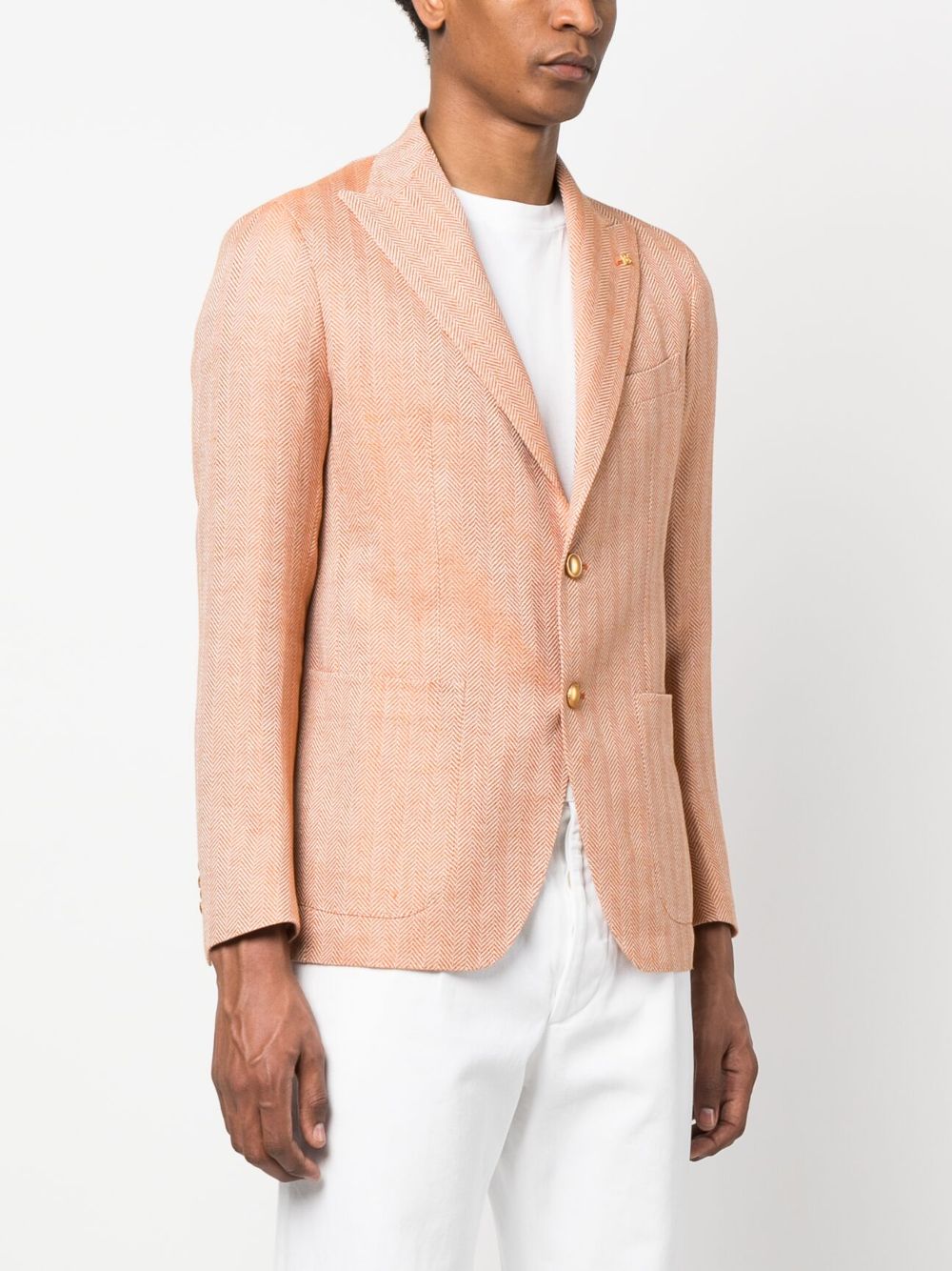 Tagliatore single-breasted button blazer Men