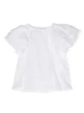 Philosophy Di Lorenzo Serafini Kids short-sleeve ruffled blouse - White