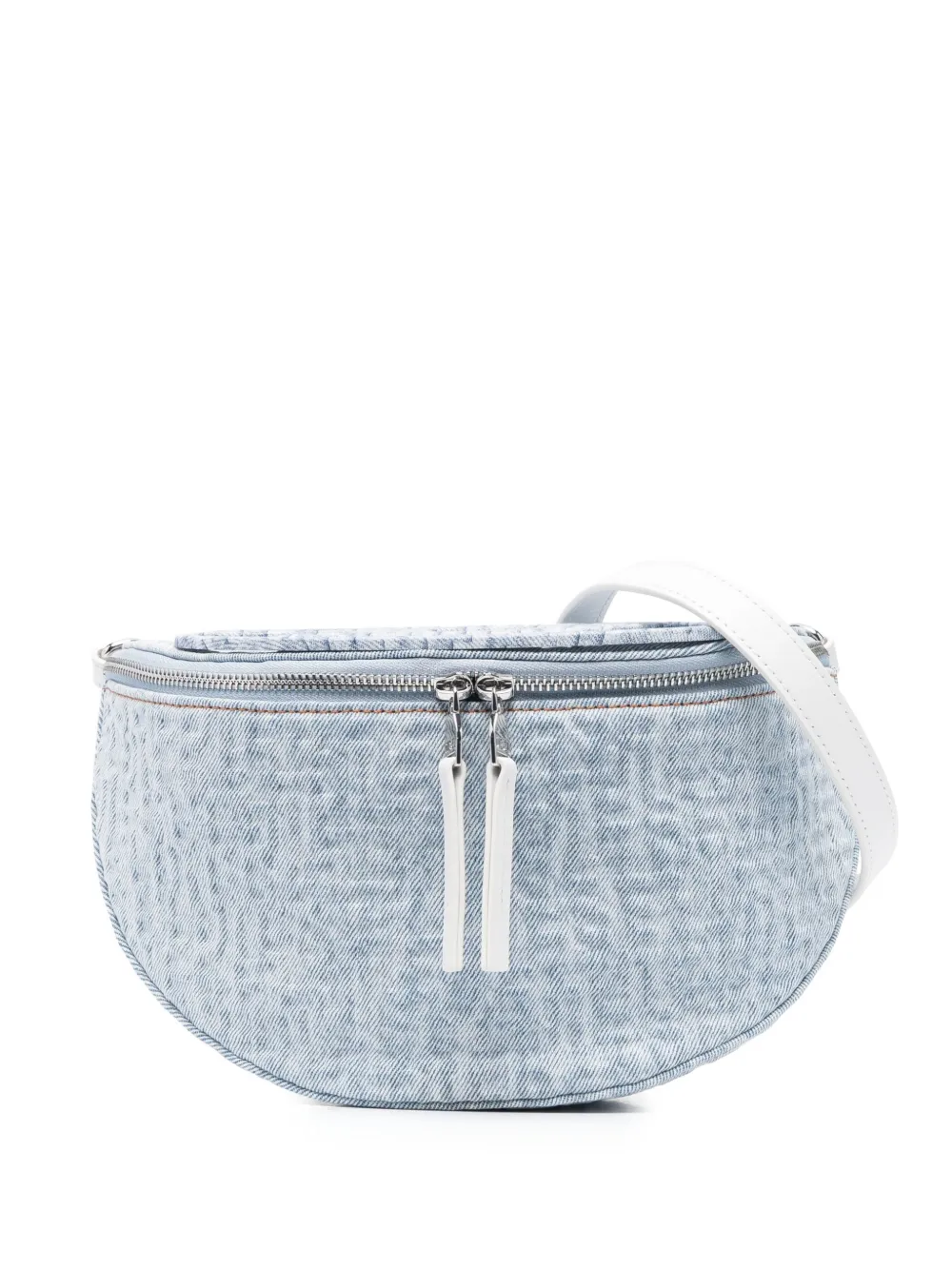 Diesel embossedlogo Denim Crossbody Bag Farfetch