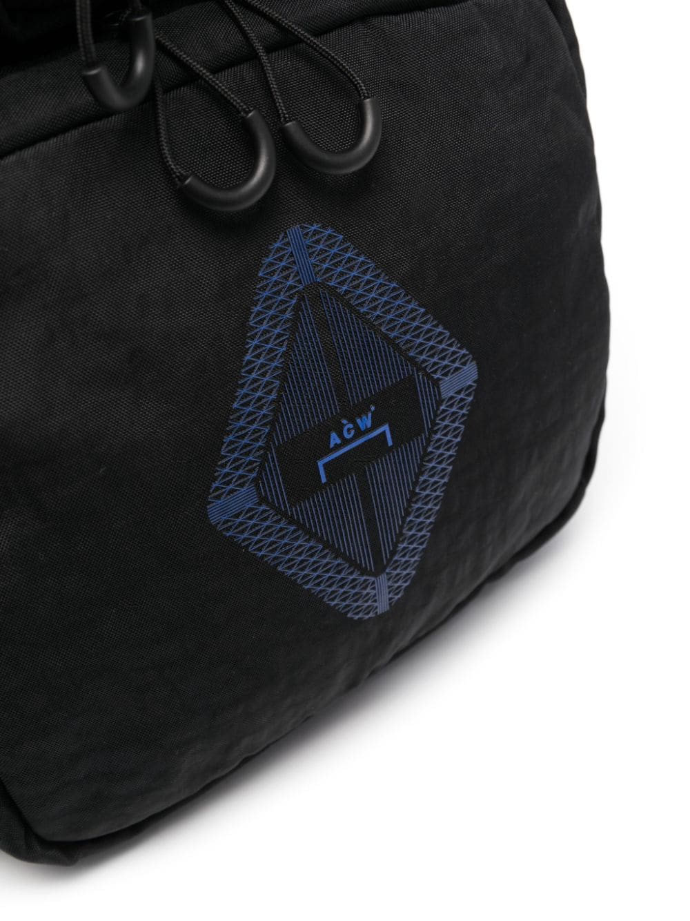 Shop A-cold-wall* Logo-print Shoulder Bag In Black