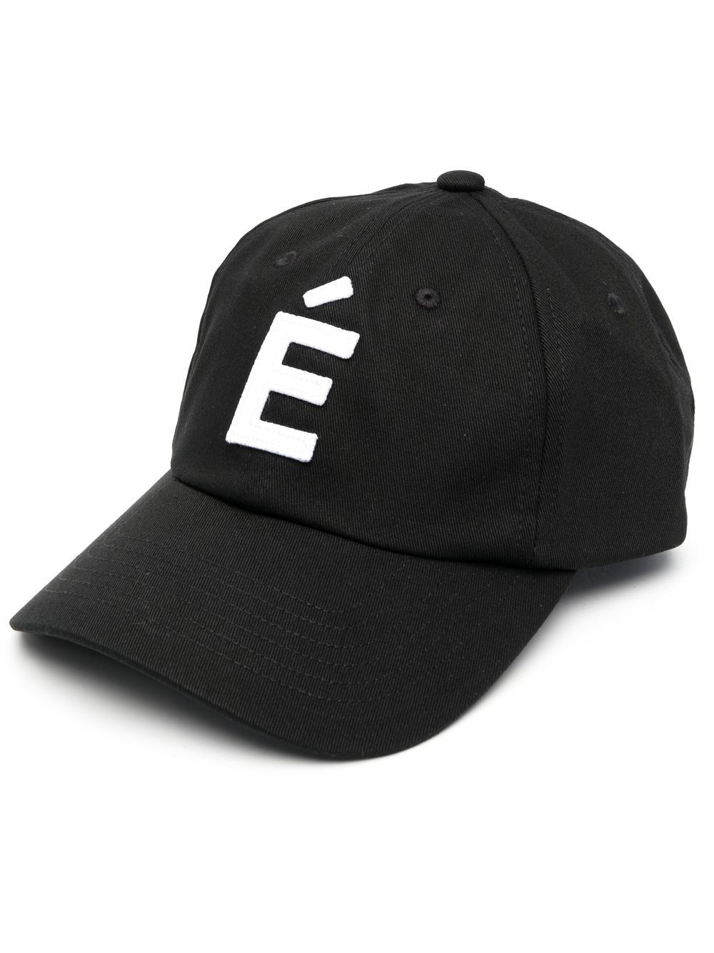 Shop Etudes Studio Embroidered-logo Cap In Schwarz