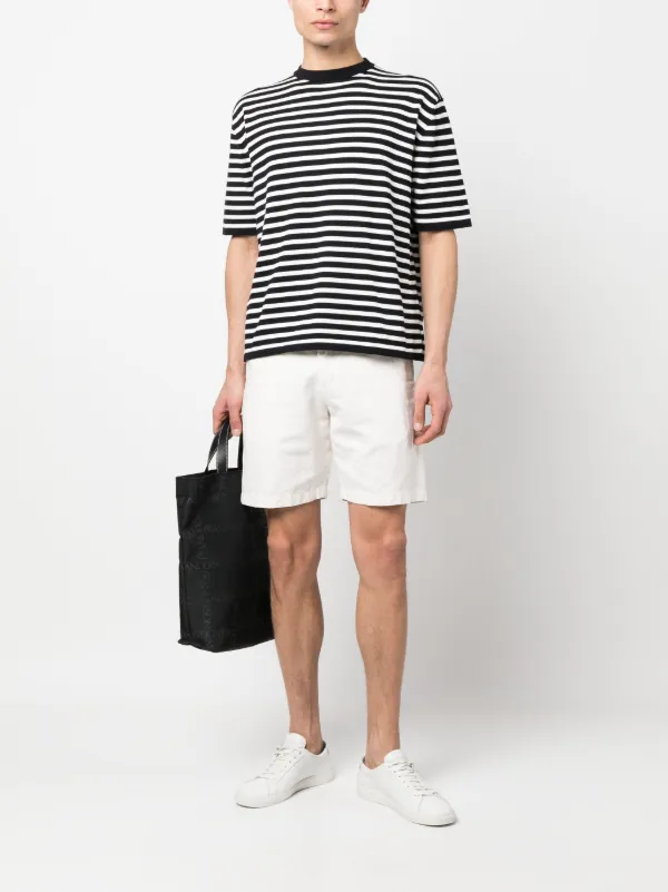 Striped t 2024 shirt and shorts