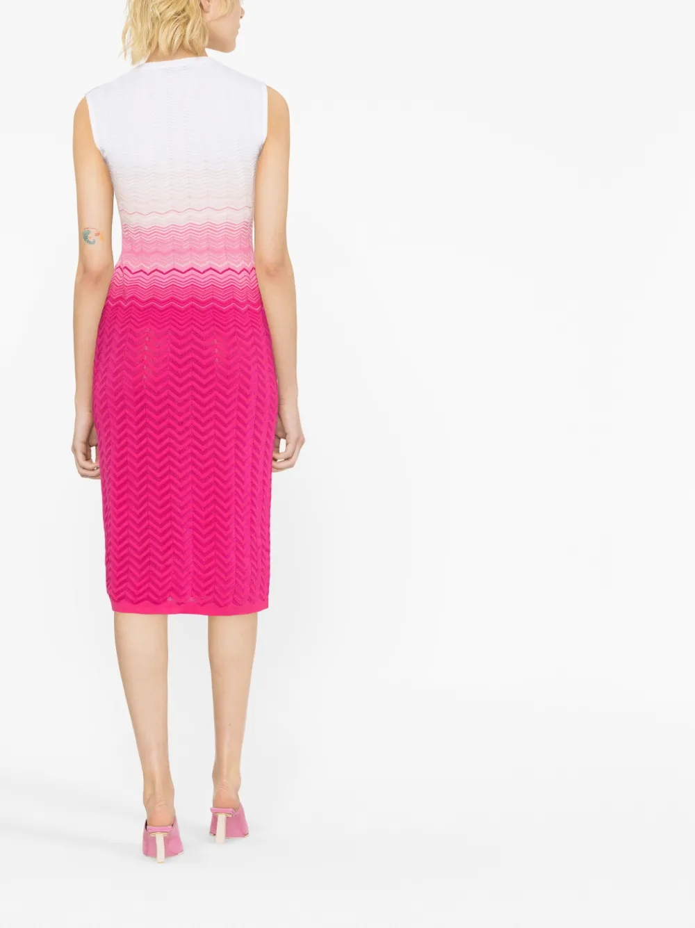 Missoni Robe En Maille à Design Sans Manches Farfetch