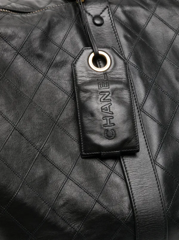 CHANEL Pre-Owned キルティング 2way ボストンバッグ | ブラック
