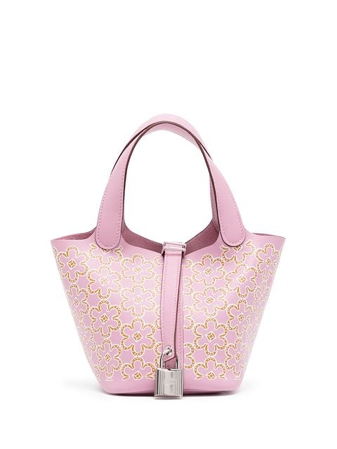 Hermès pre-owned micro Lucky Daisy Picotin bag