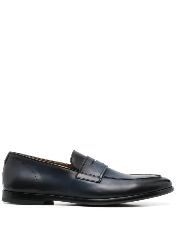 Doucal's Calf-leather Loafers in Black