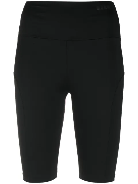MSGM high-waist stretch shorts