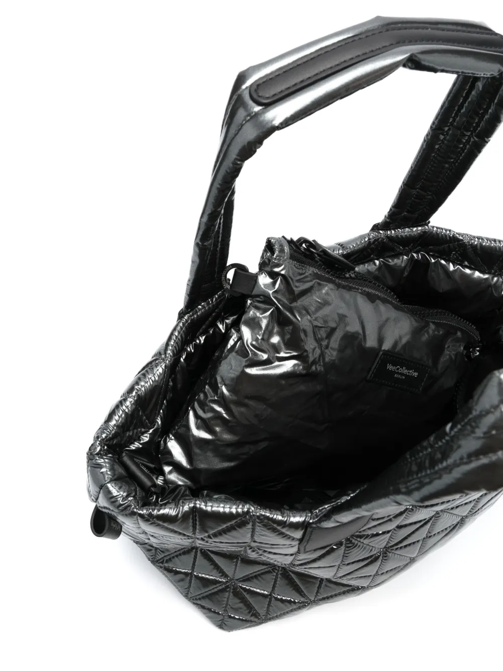 VeeCollective Metallic Quilted Tote Bag Farfetch