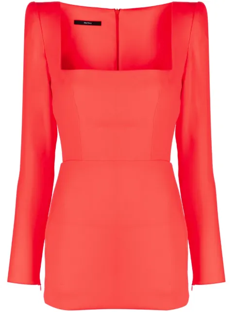 Alex Perry Aaron square-neck fitted minidress
