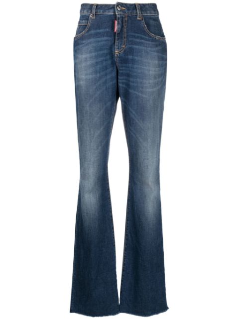 DSQUARED2 logo-patch flared jeans Women