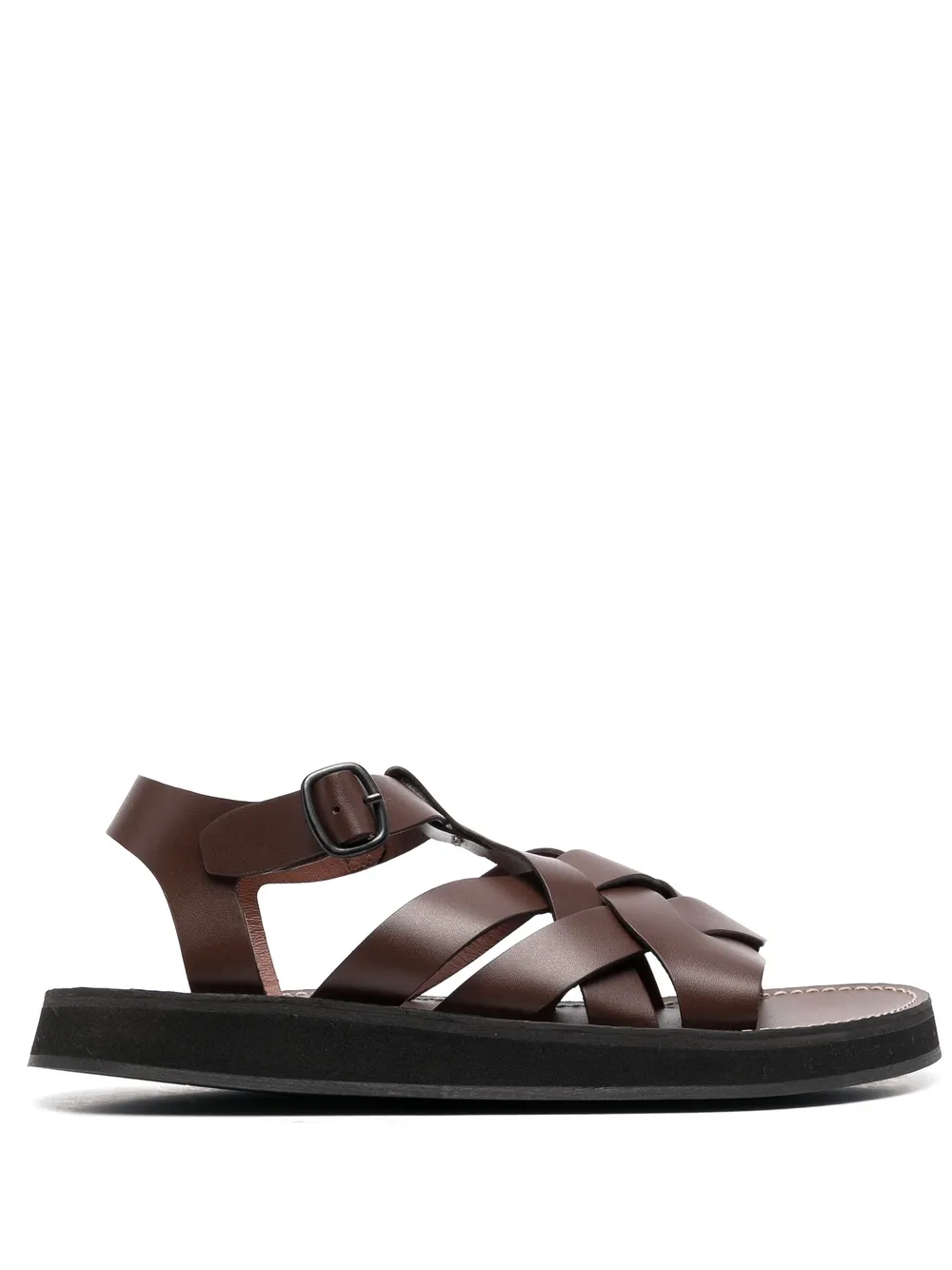 HEREU MULTI-STRAP LEATHER SANDALS