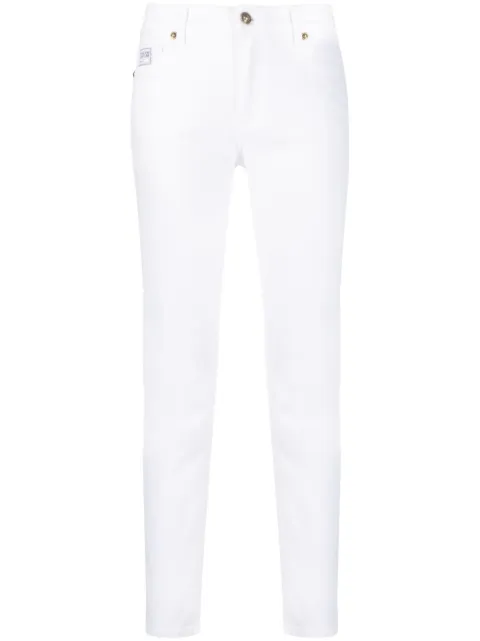Versace Jeans Couture logo-patch skinny jeans 