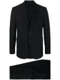 Tagliatore single-breasted wool suit - Blue