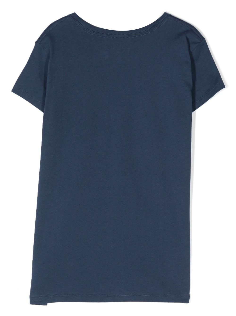 Shop Ralph Lauren Logo-print Cotton T-shirt In Blue