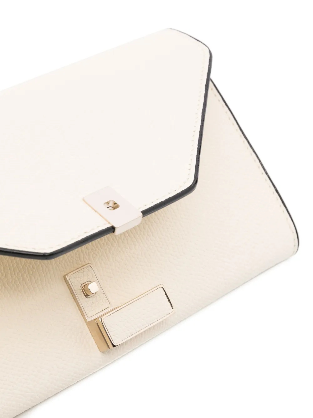 Valextra Chain-strap Shoulder Bag In Weiss