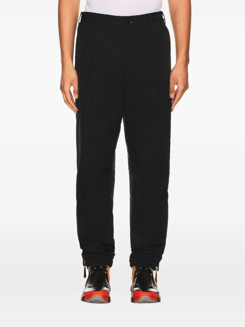 Burberry zip-details trousers - Zwart