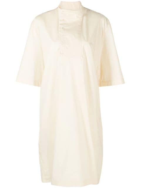 LEMAIRE high-neck cotton dress