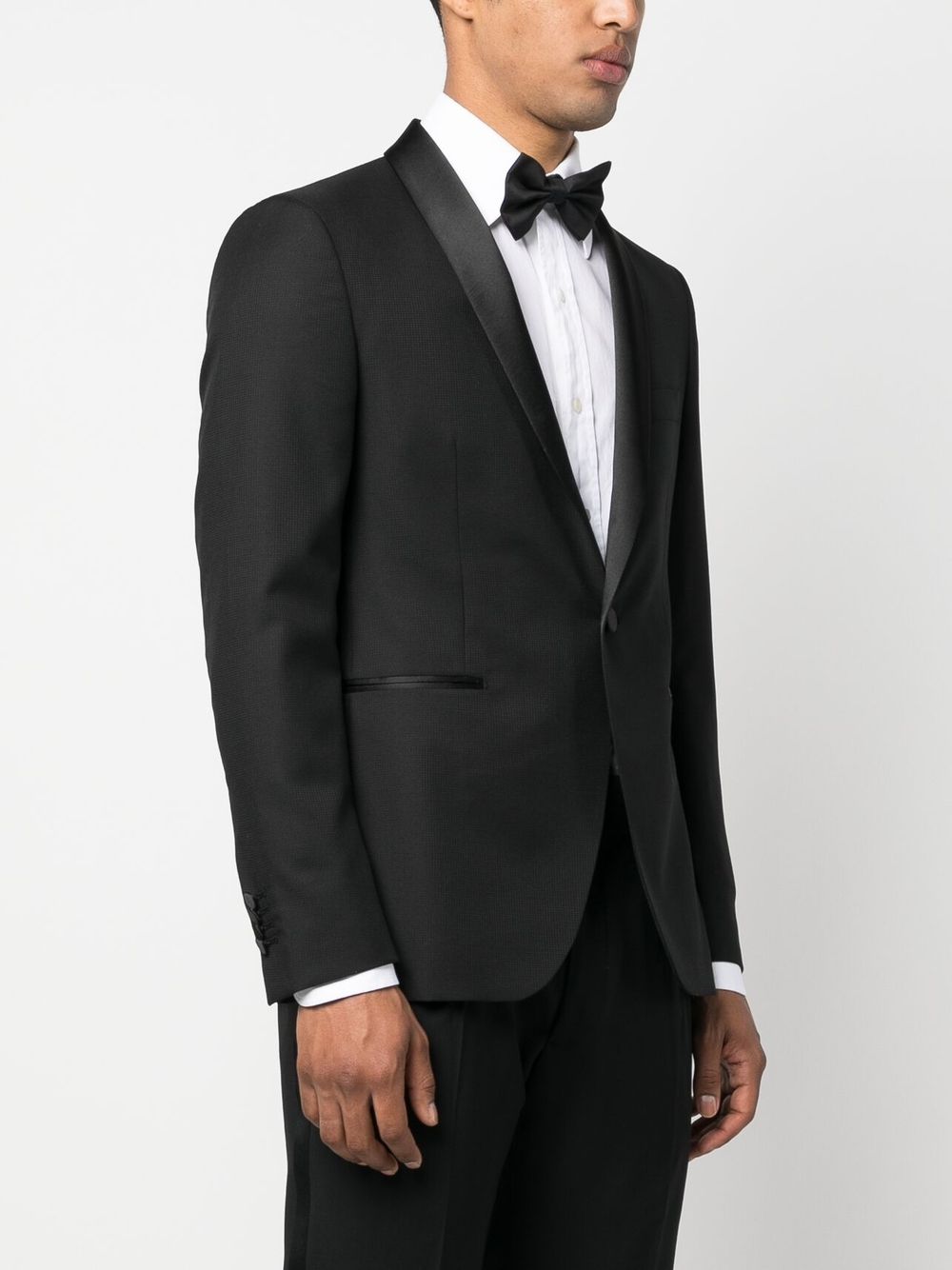 Shop Tagliatore Single-breasted Blazer In Black