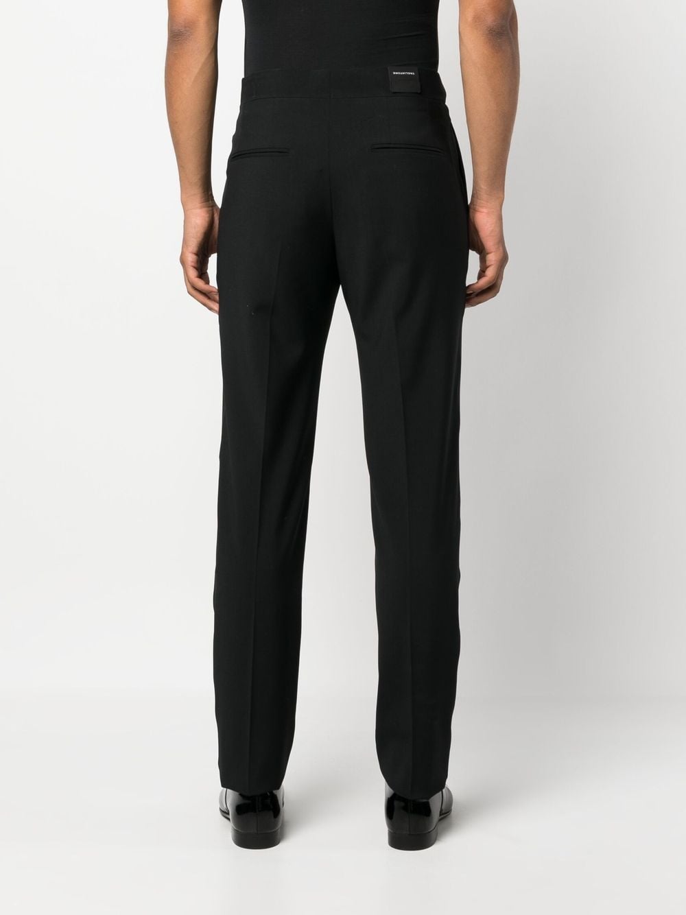 Shop Tagliatore Slim-fit Tailored Trousers In Black
