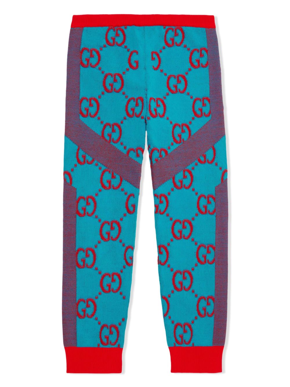 Gucci Kids Gebreide broek - Blauw