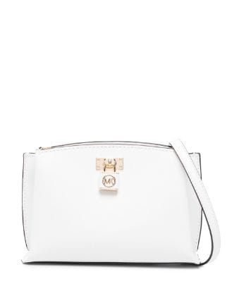 Michael Kors Ruby women's bag in saffiano leather Optical white