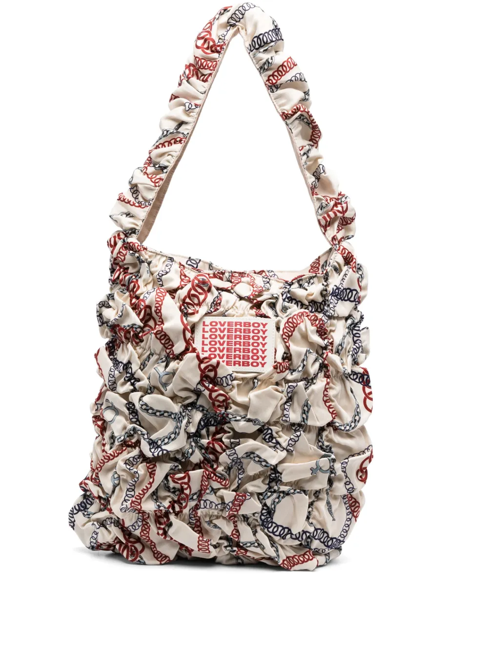 Charles Jeffrey Loverboy chain-print Crinkled Tote Bag - Farfetch