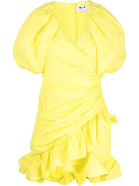 MSGM ruffled mini dress