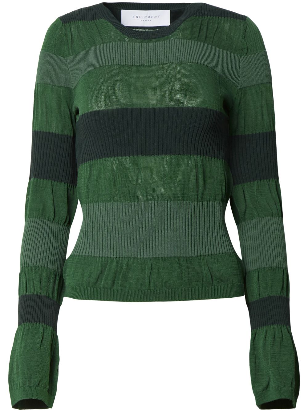 Equipment 2025 striped sweater