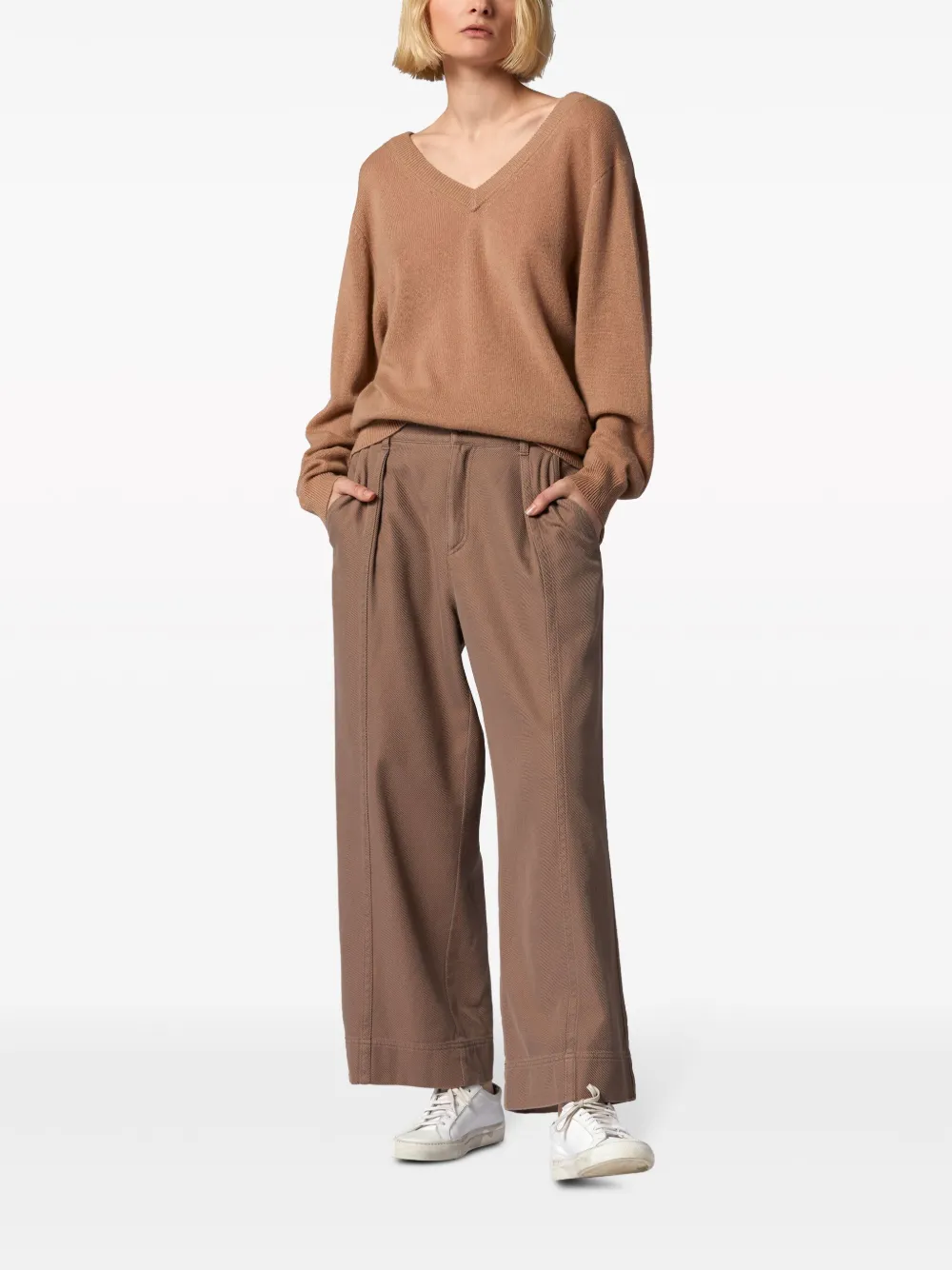 Equipment Editha palazzo trousers - Bruin