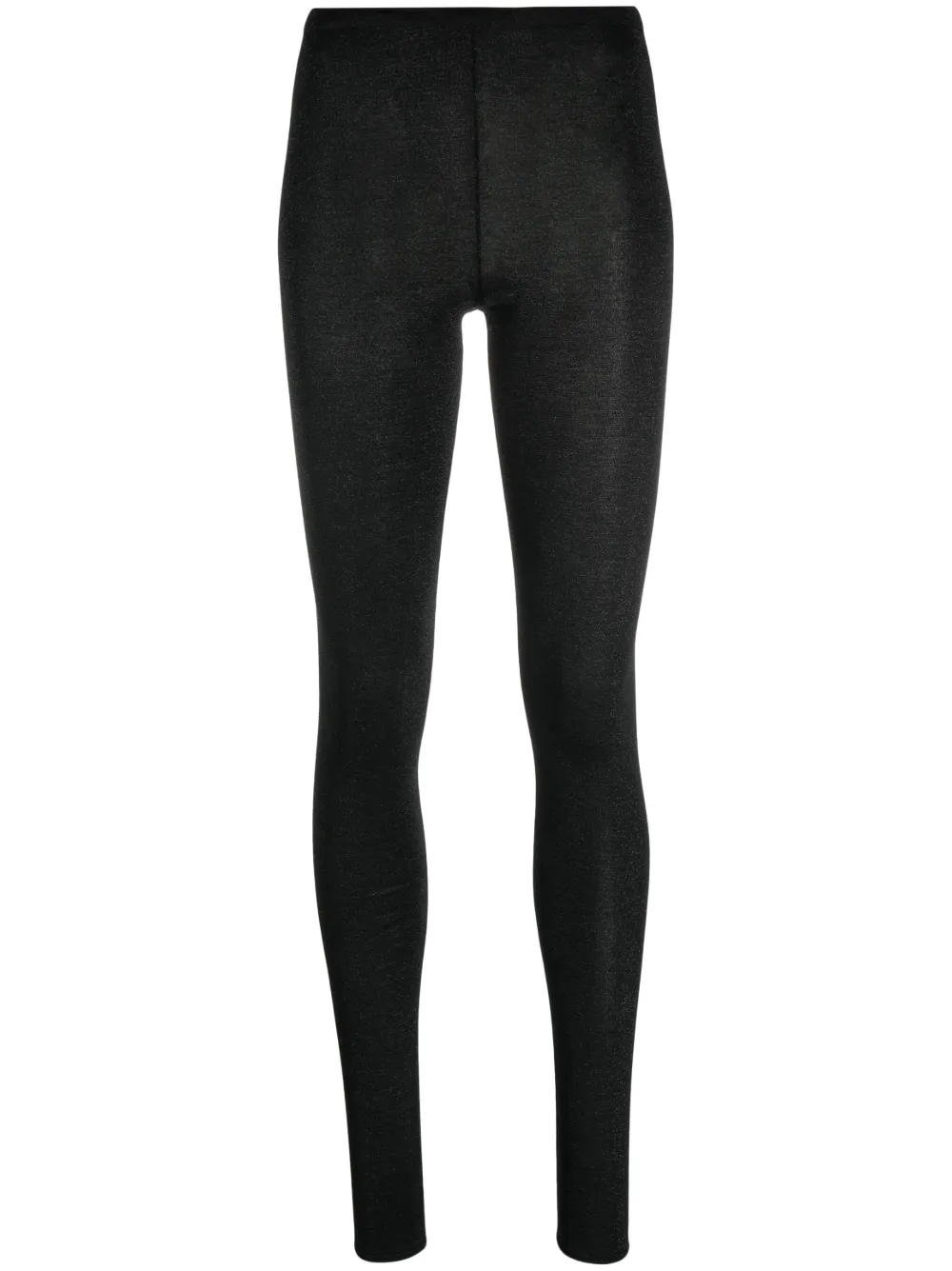 Gucci Pre-Owned 2000s metallic-threading high-waisted leggings