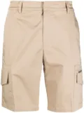 costume national contemporary logo-plaque concealed-fastening cargo shorts - Neutrals