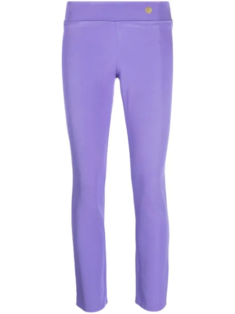 Versace Pre-Owned leggins con tiro alto y placa del logo 2000