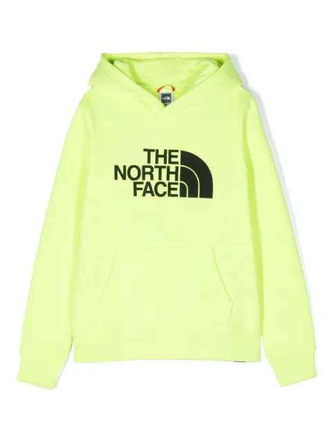 The North Face Kids - logo-print cotton blend hoodie