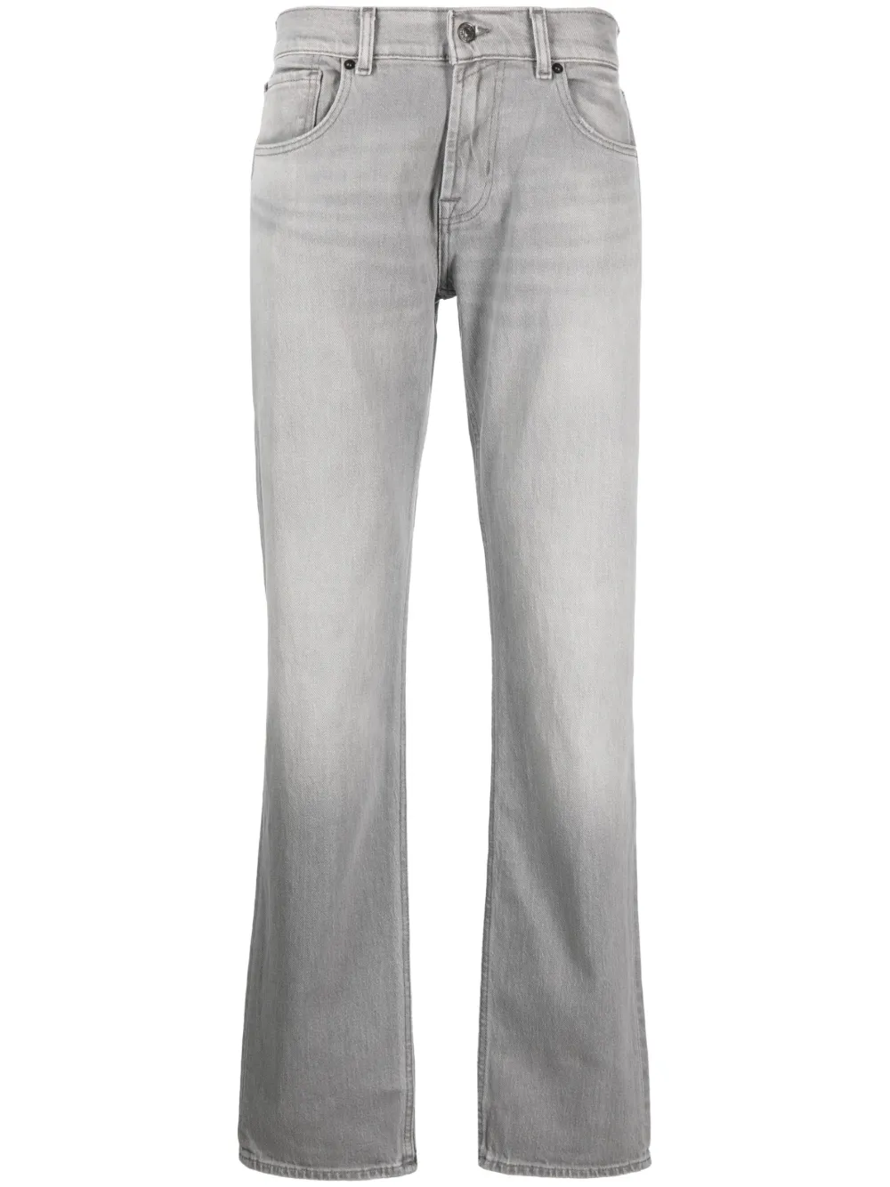 7 For All Mankind washed regular jeans - Grey