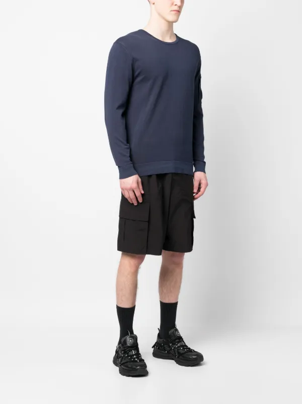 【C.P. Company】コットン クルーネック スウェットシャツ C.P. Company クルーネック スウェットシャツ | ブルー