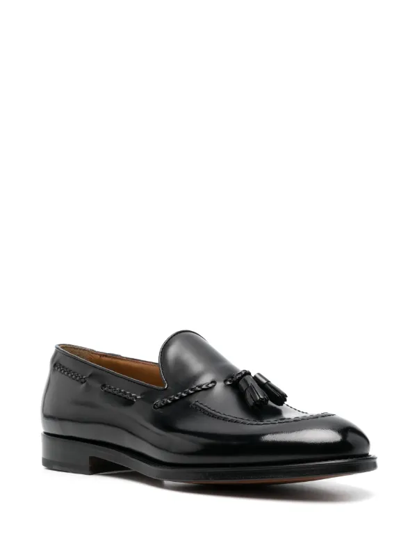 フラットシューズ Doucal's Almond Toe Suede Loafers Doucal's Almond Toe Suede Loafers | ShopSimon