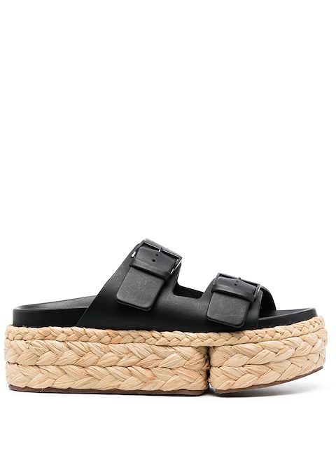 Robert Clergerie rope-detail chunky-sole sandals