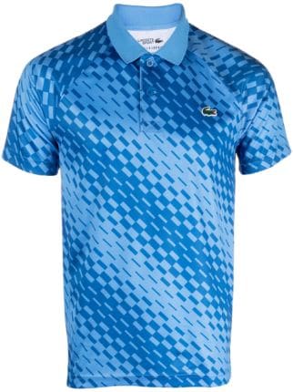 Lacoste logo-patch Polo Shirt - Blue