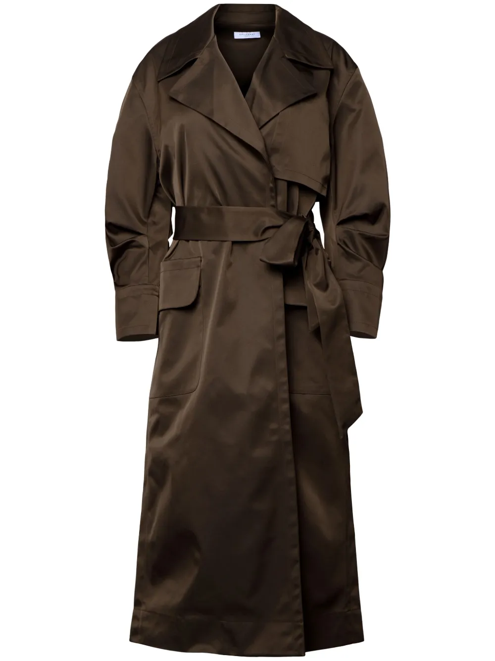 Equipment Lange trenchcoat Bruin