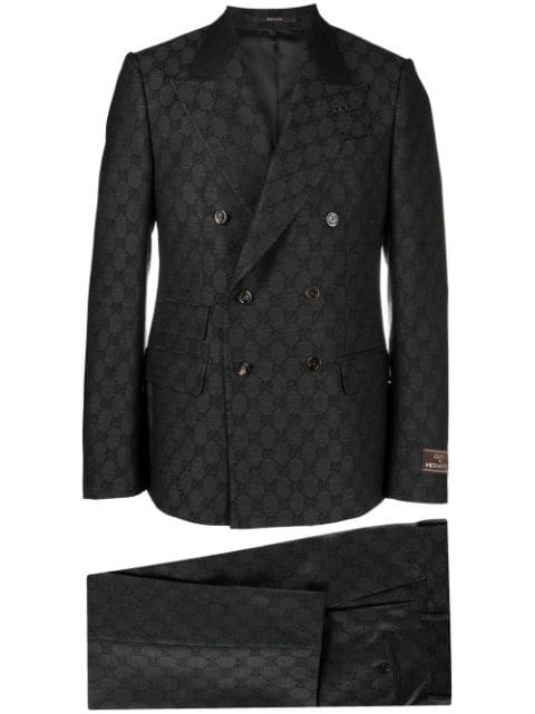 Gucci GG monogram double-breasted suit