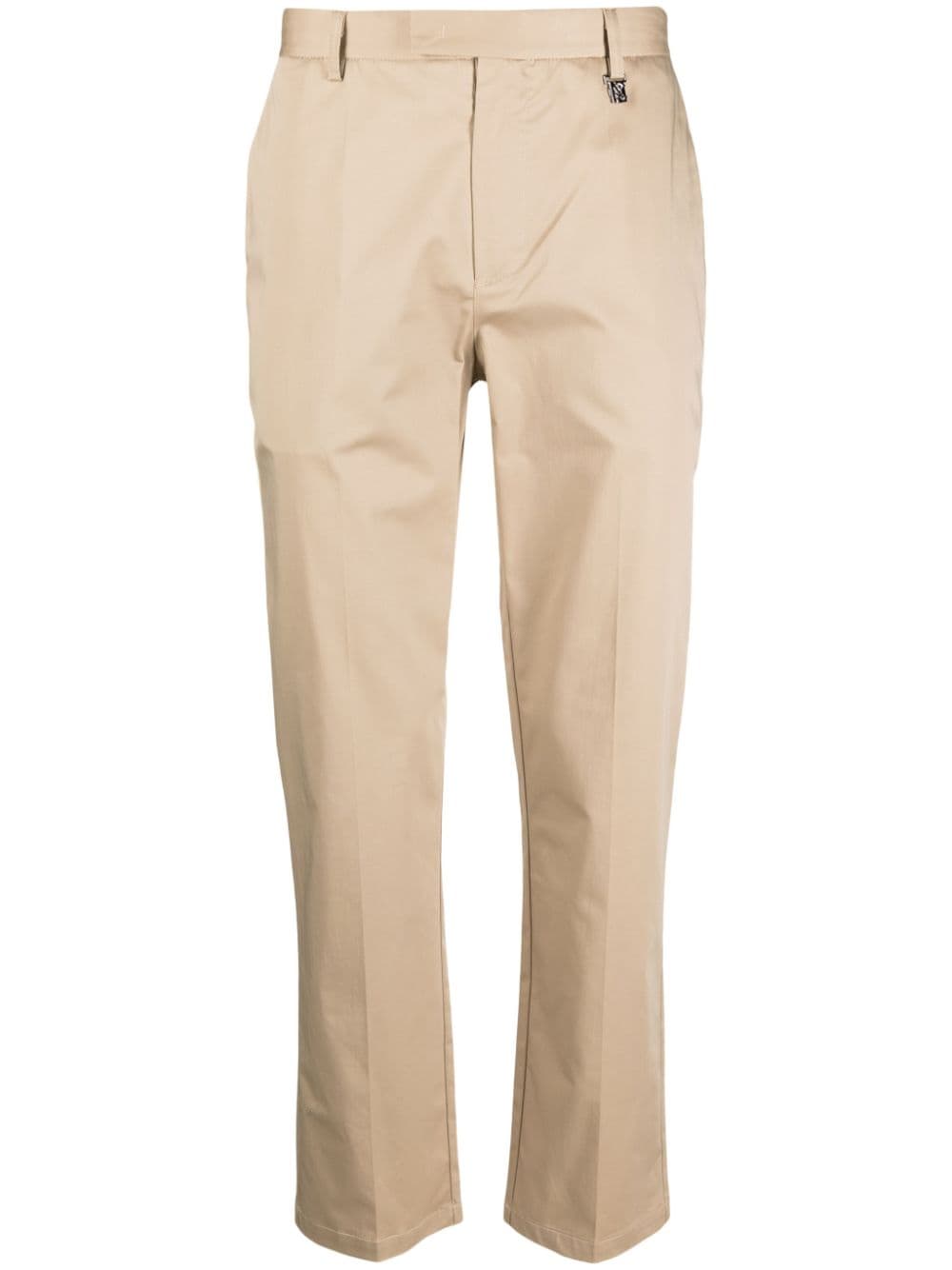 costume national contemporary concealed-fastening straight-leg chinos